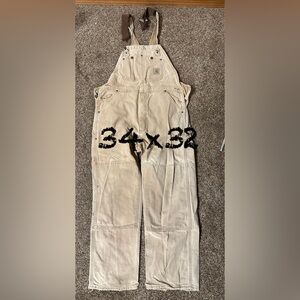 Carhartt Beige Overalls 34x32